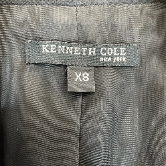 Kenneth Cole Black One Button Blazer - Picture 3 of 5